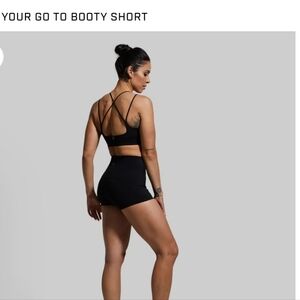 Born Primitive Your Go To Booty Short In Core Black